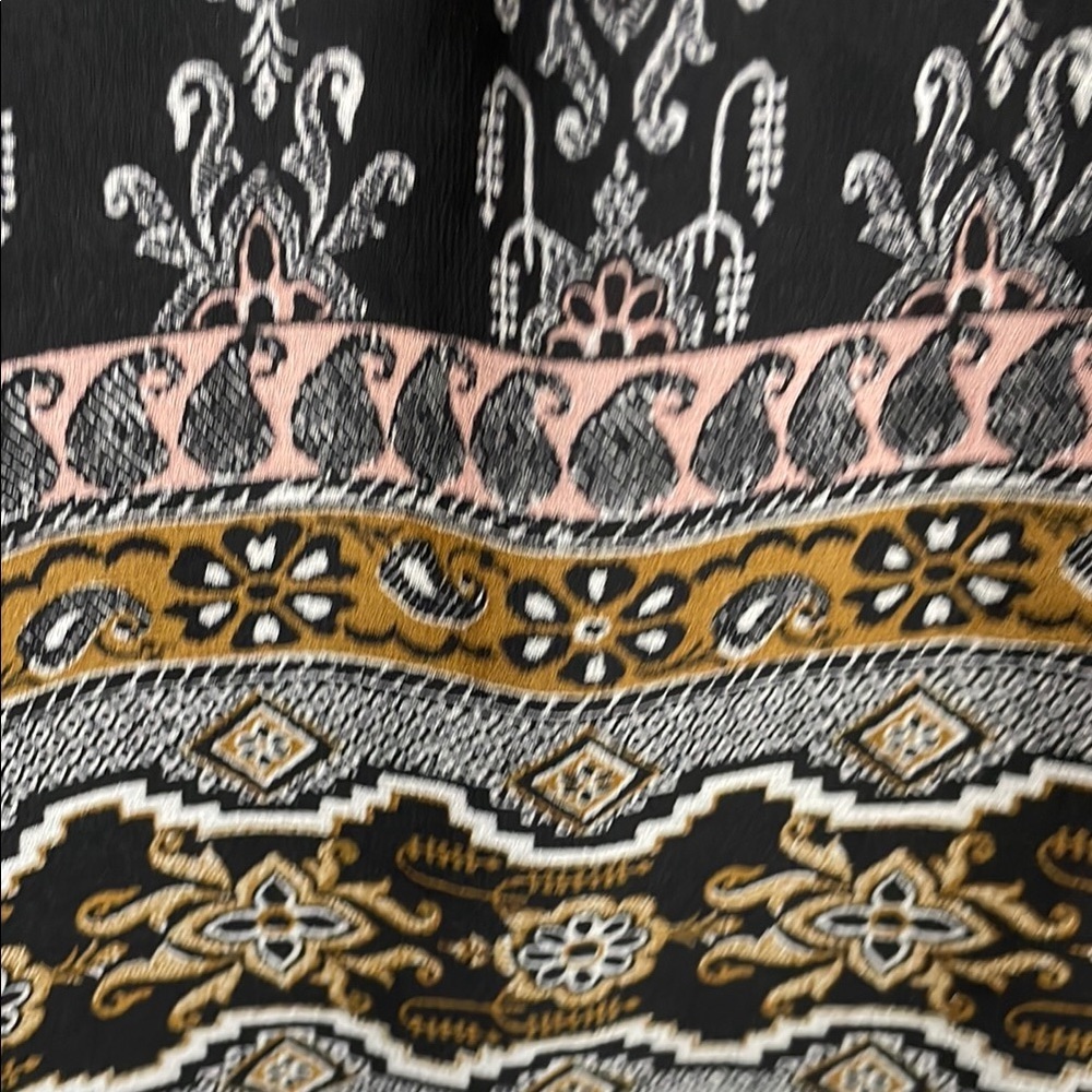 Madewell Black And Brown Patterned Mini Dress - image 7